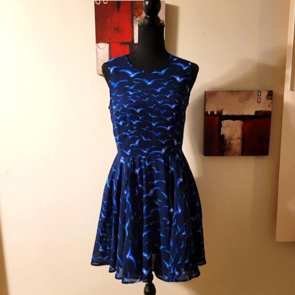 Maison Jules Seagull print Dress